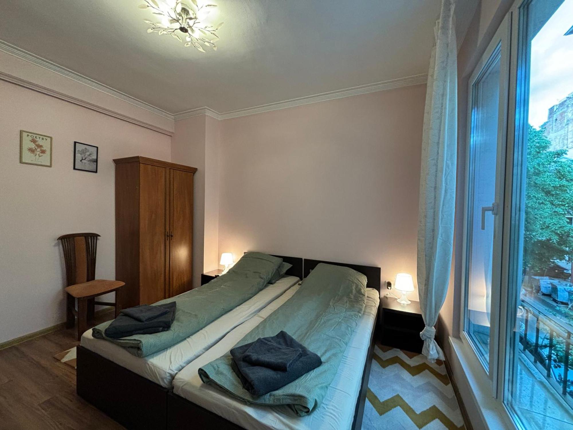 Quiet 2 Bedrooms Downtown Apart Sofia Exteriör bild